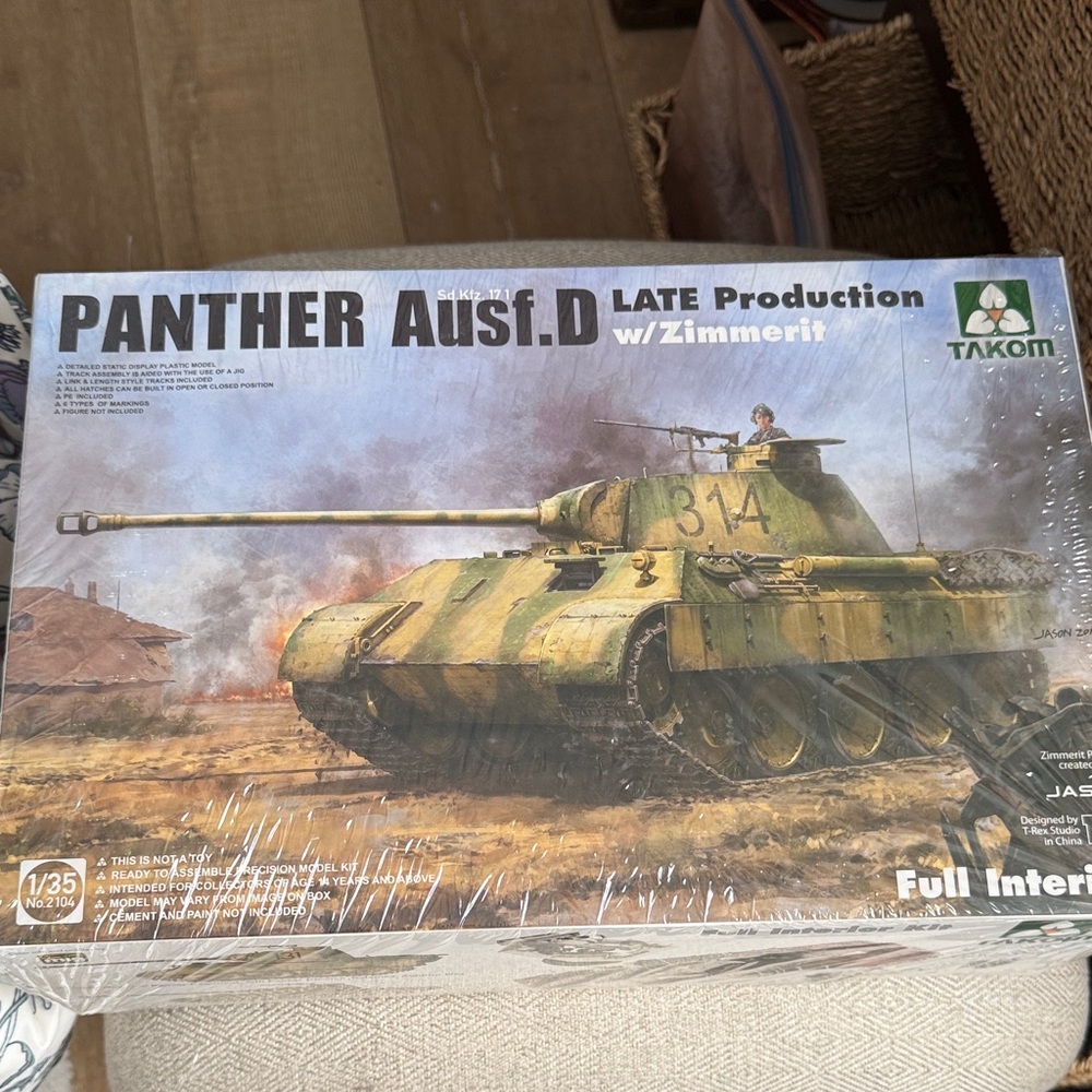 Panther Ausf. D Late Production Building Set - Green